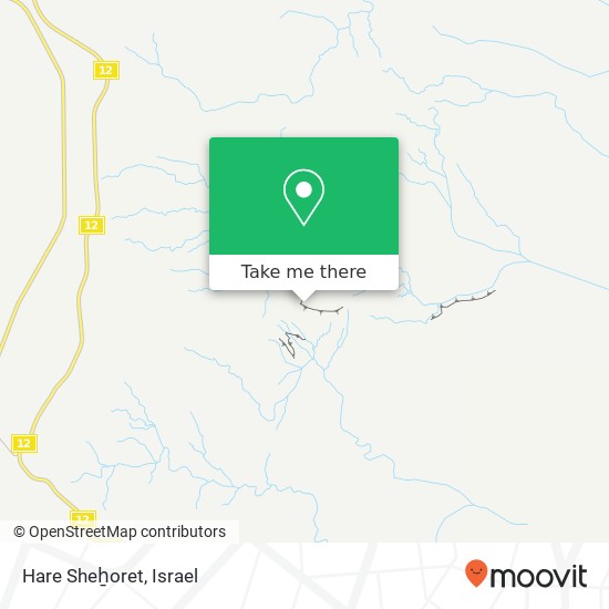 Hare Sheẖoret map