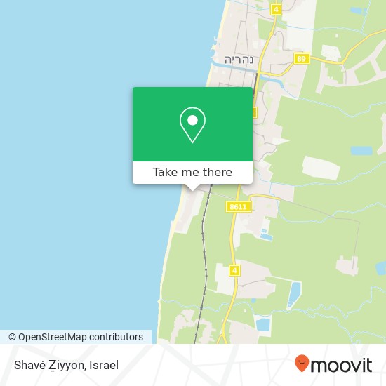 Shavé Ẕiyyon map
