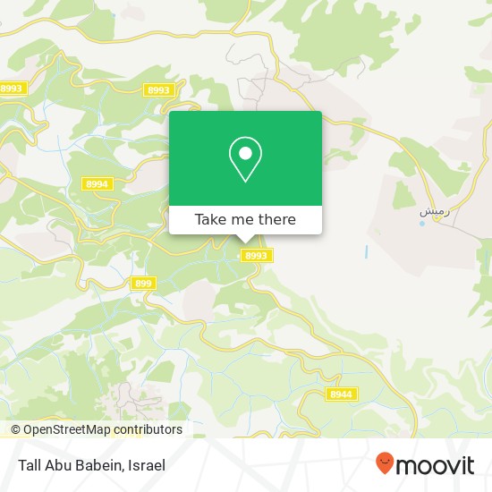 Tall Abu Babein map