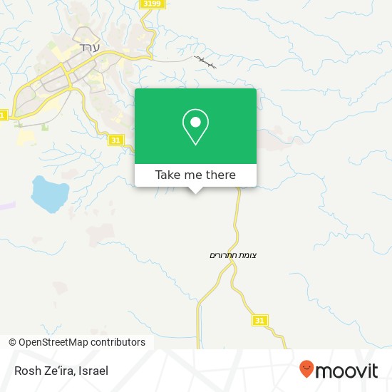 Rosh Ze‘ira map