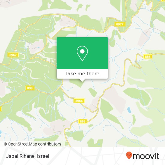Карта Jabal Rihane