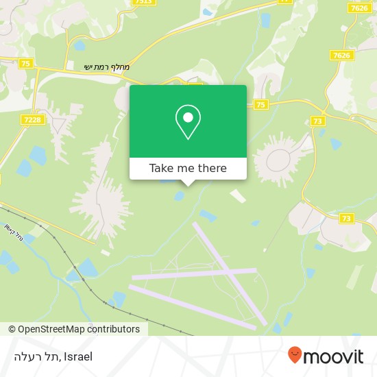 תל רעלה map