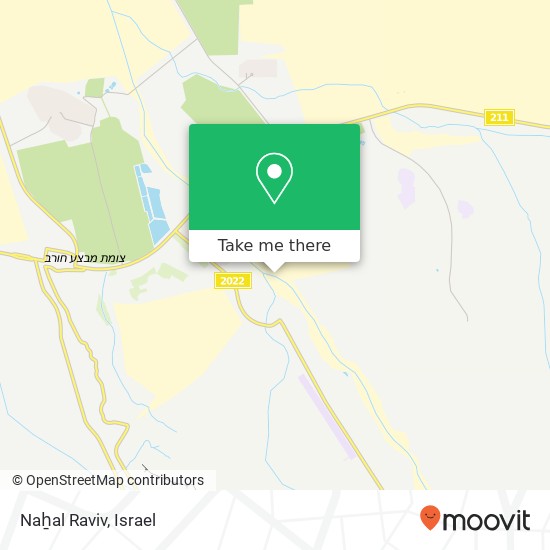 Карта Naẖal Raviv