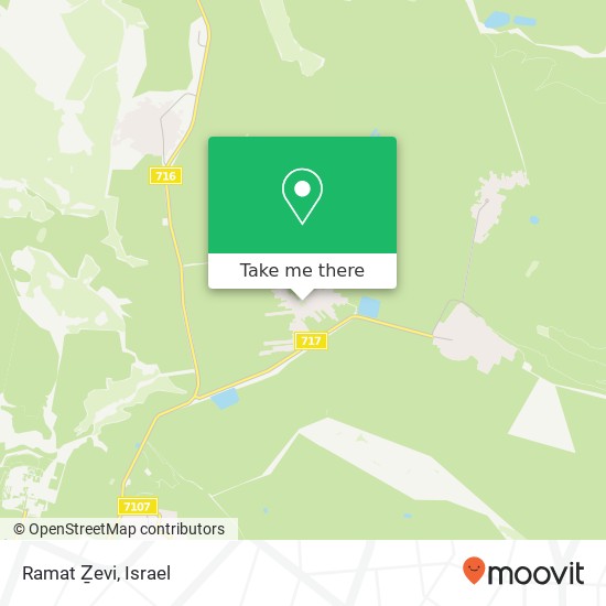 Ramat Ẕevi map