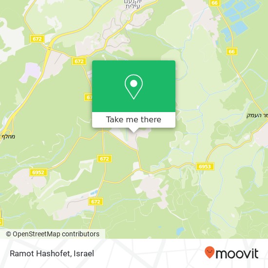 Ramot Hashofet map