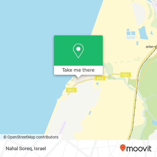 Nahal Soreq map