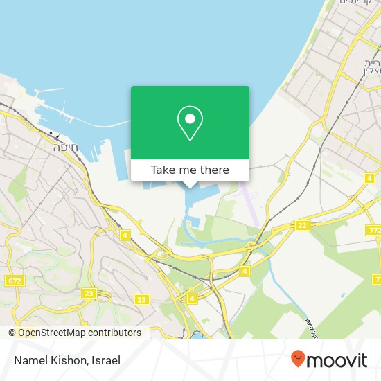 Карта Namel Kishon