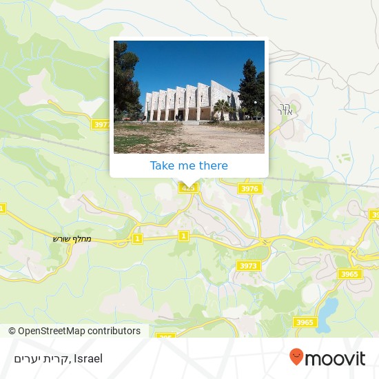 קרית יערים map