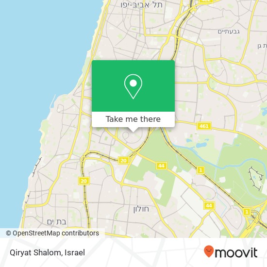 Qiryat Shalom map