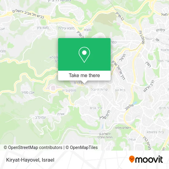 Карта Kiryat-Hayovel