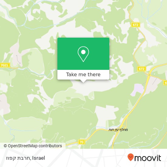 חרבת קפוז map