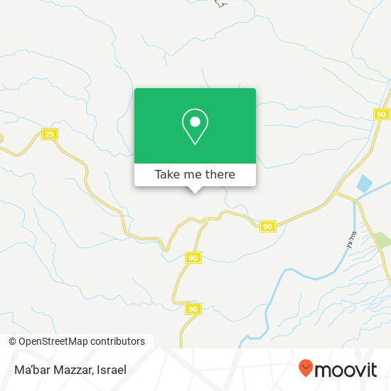 Ma‘bar Mazzar map