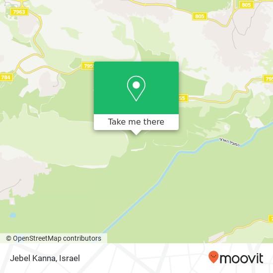 Jebel Kanna map