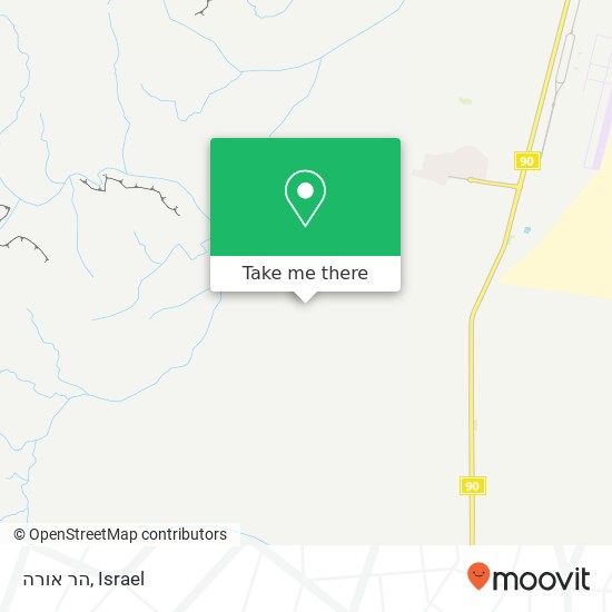 הר אורה map