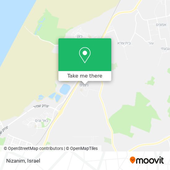 Nizanim map