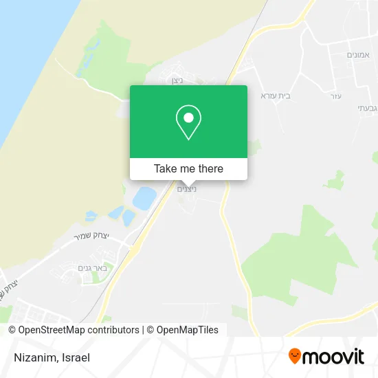 Карта Nizanim