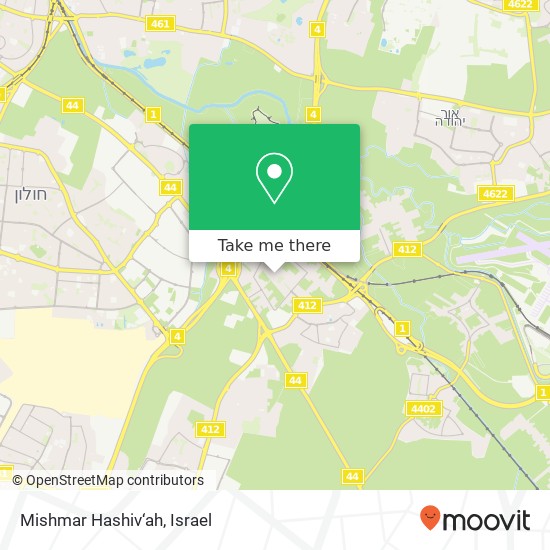 Карта Mishmar Hashiv‘ah