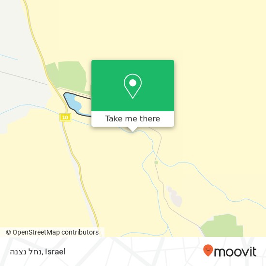 נחל נצנה map