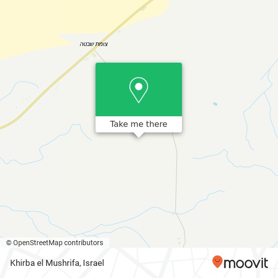 Khirba el Mushrifa map