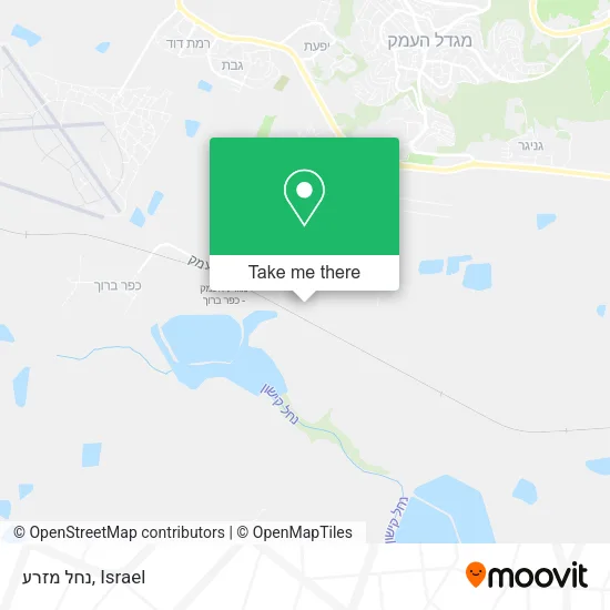 Карта נחל מזרע