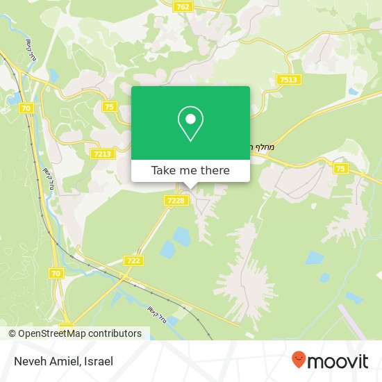 Neveh Amiel map
