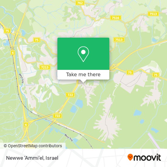 Карта Newwe ‘Ammi‘el