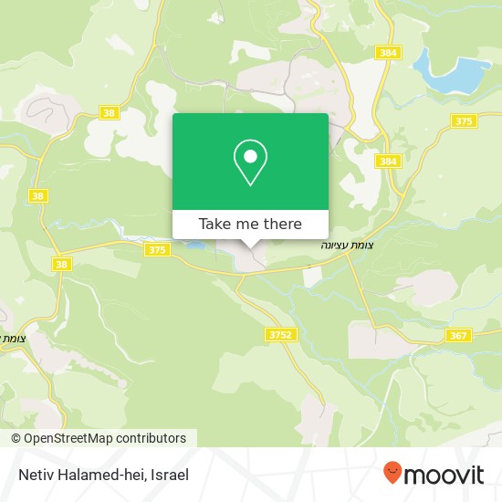 Карта Netiv Halamed-hei