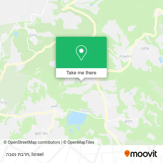 Карта חרבת נסבה