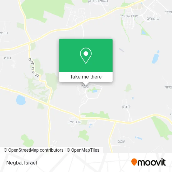 Negba map