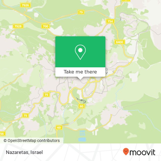 Nazaretas map