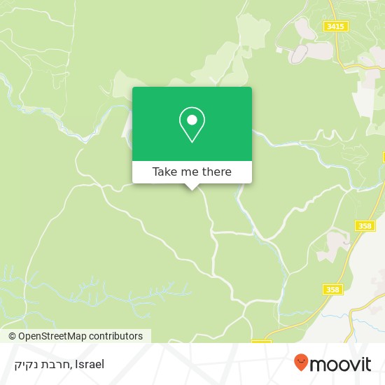 חרבת נקיק map