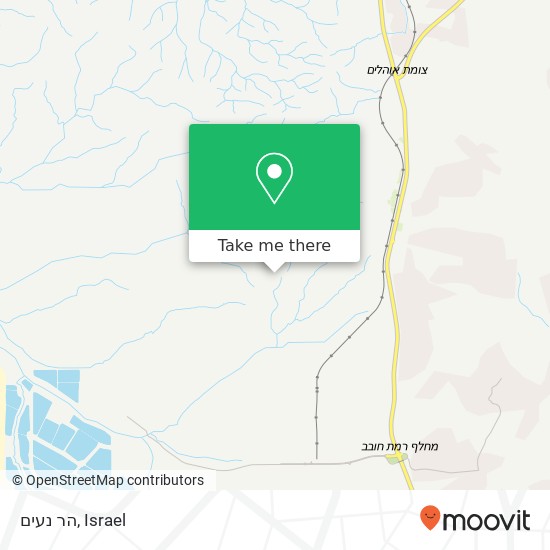 הר נעים map