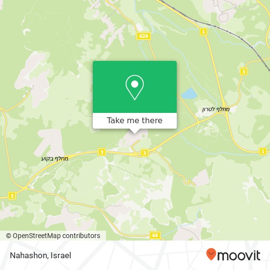 Карта Nahashon