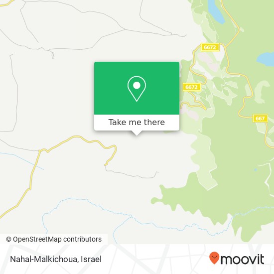Карта Nahal-Malkichoua