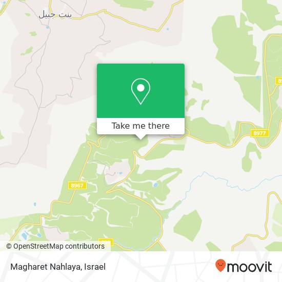 Magharet Nahlaya map