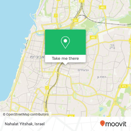 Nahalat Yitshak map