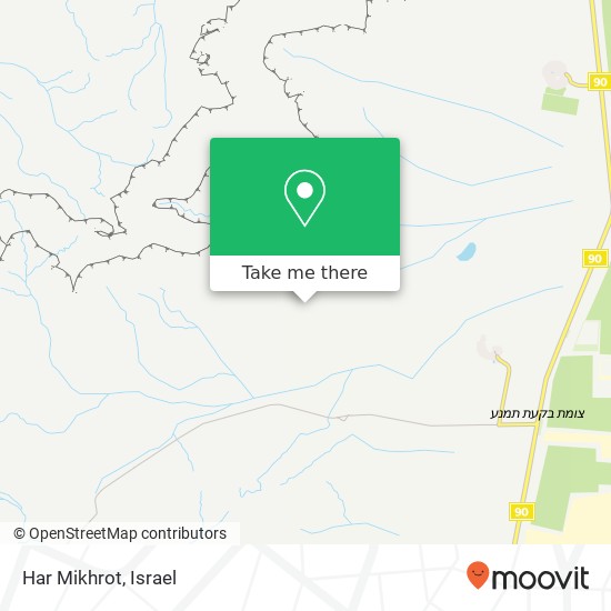 Har Mikhrot map