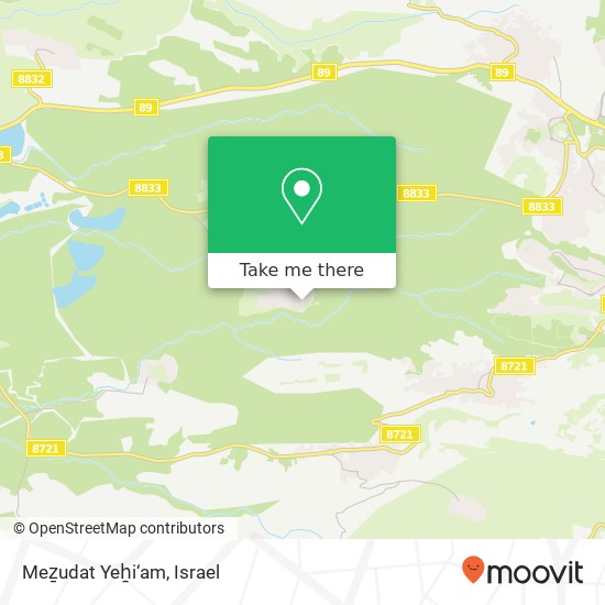 Meẕudat Yeẖi‘am map