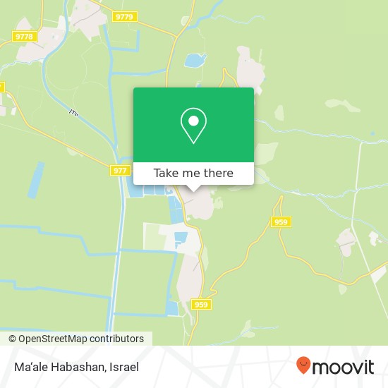 Ma‘ale Habashan map