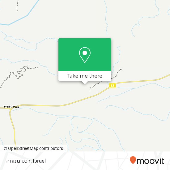 רכס מנוחה map