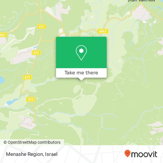 Menashe Region map