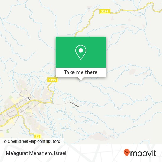 Карта Ma’agurat Menaẖem