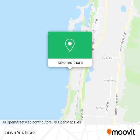 Карта נחל מערות