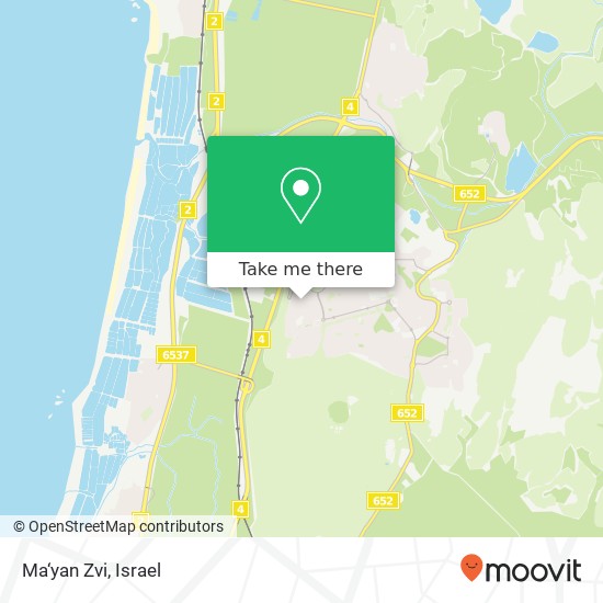 Карта Ma‘yan Zvi