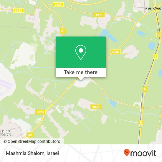 Карта Mashmia Shalom