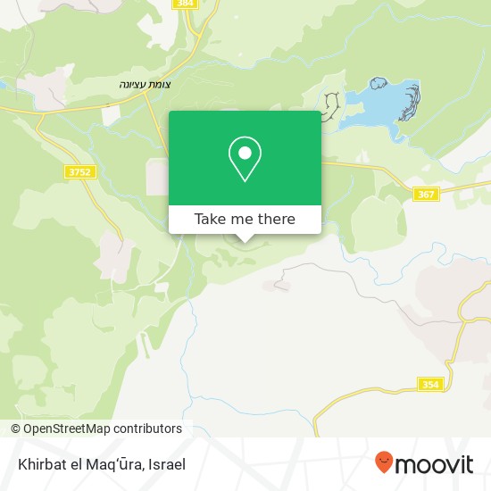 Карта Khirbat el Maq‘ūra