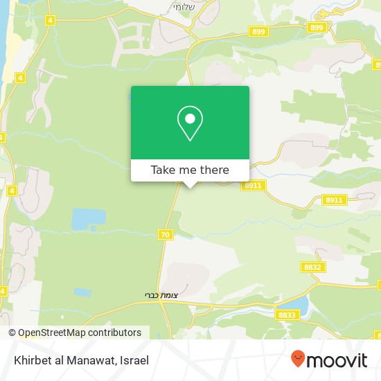 Khirbet al Manawat map