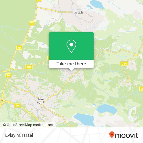 Evlayim map