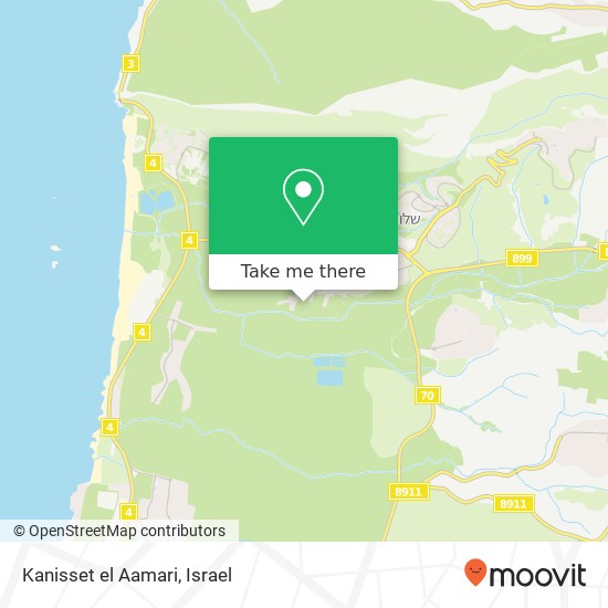 Карта Kanisset el Aamari