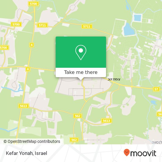 Карта Kefar Yonah